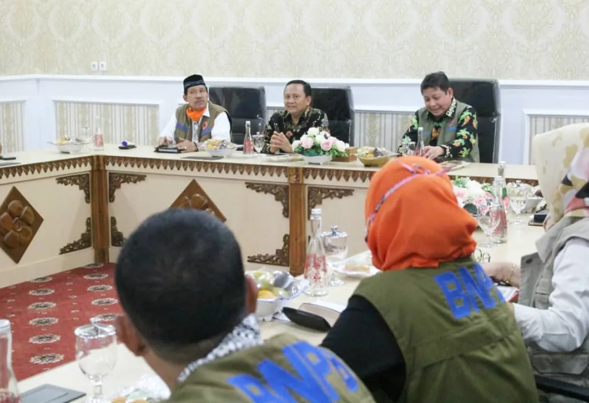 Guberbur Minta Seluruh BPBD Gunakan Dana Hibah Pasca Bencana Dengan Baik dan Benar