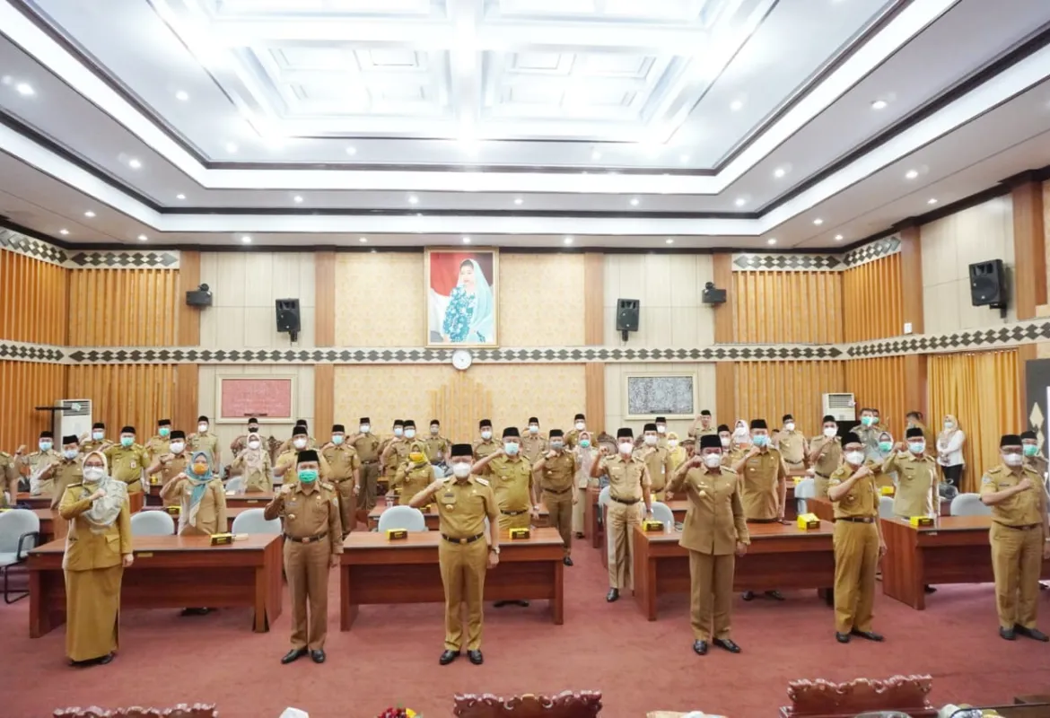 Rakor Perdana Bersama Seluruh Pejabat Eselon, ini Arahan Gubernur Rohidin dan Wagub Rosjonsyah