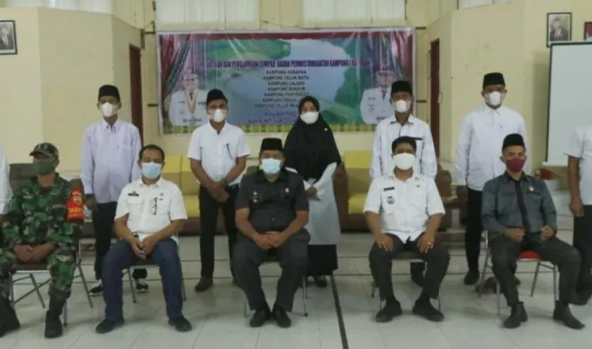 Bupati Siak Alfedri Lantik 49 anggota Bapekam Se-Kecamatan Sungai Apit