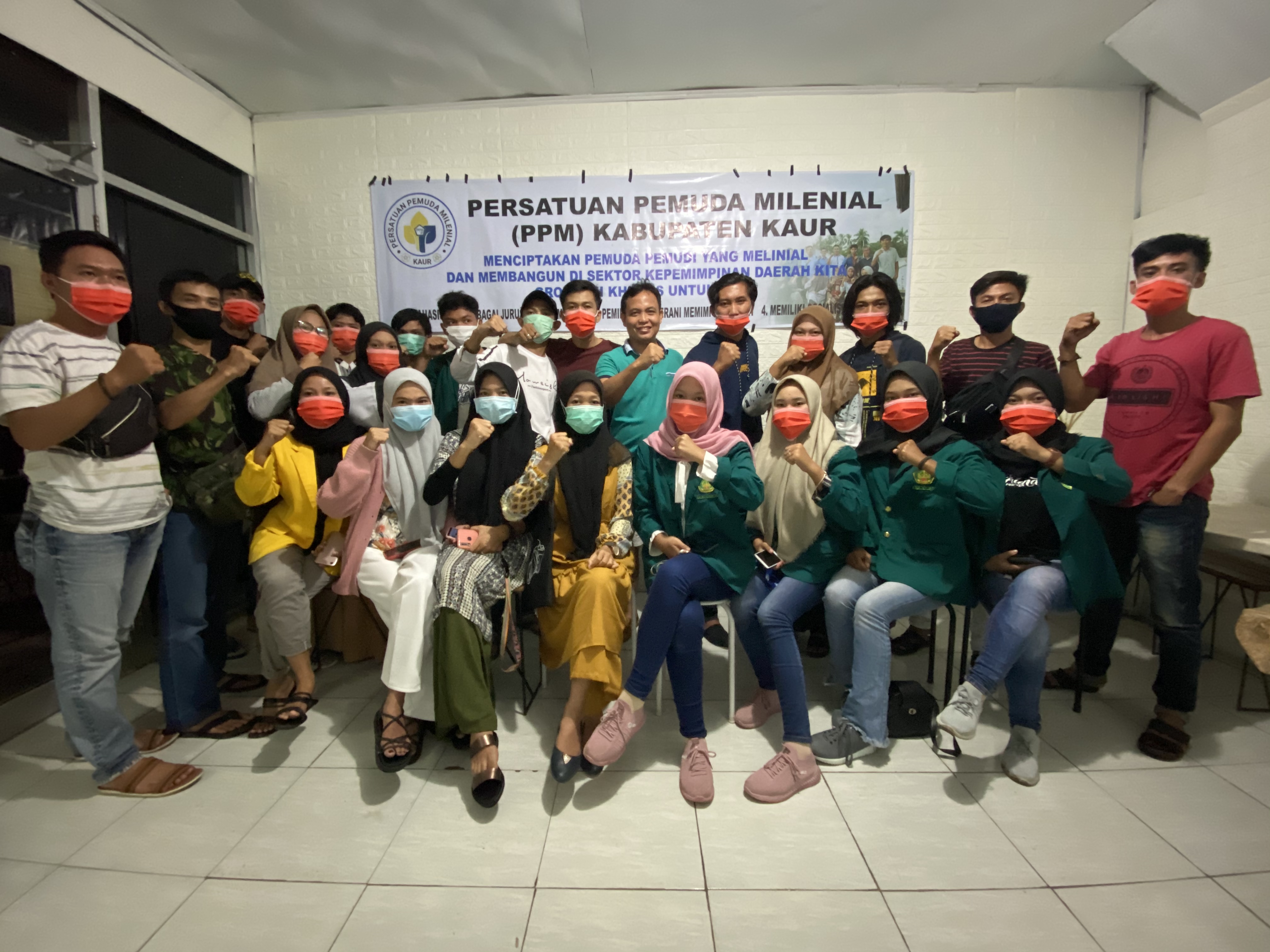 Persatuan Pemuda Milenial (PPM) Kabupaten Kaur Dukung Profesionalisme KPUD Kaur