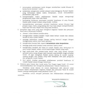 Ini Isi Surat Edaran Walikota Bengkulu Tentang Panduan Penyelenggaraan Kegiatan Ibadah dan Perayaan Natal Yang Wajib Dipatuhi