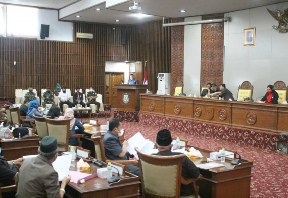DPRD Provinsi Bengkulu Setujui Raperda Tentang Adaptasi Kebiasaan Baru