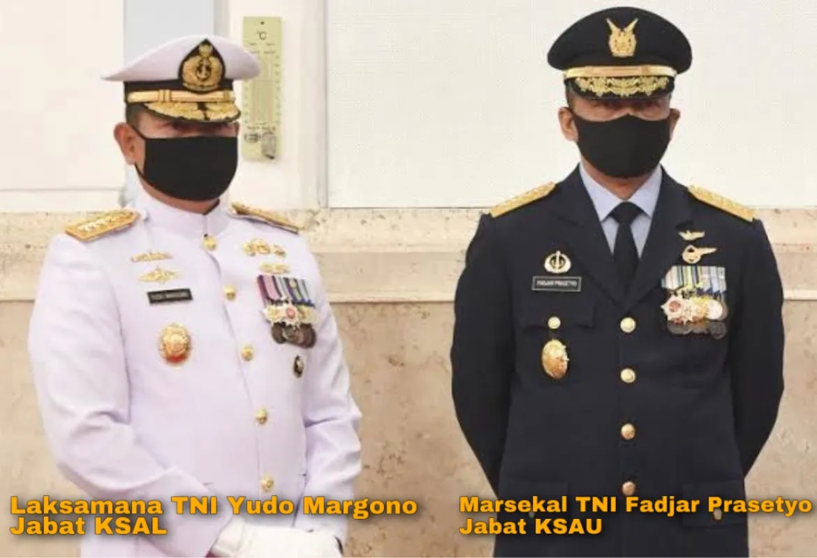Persiden Joko Widodo lantik KSAL dan KSAU baru