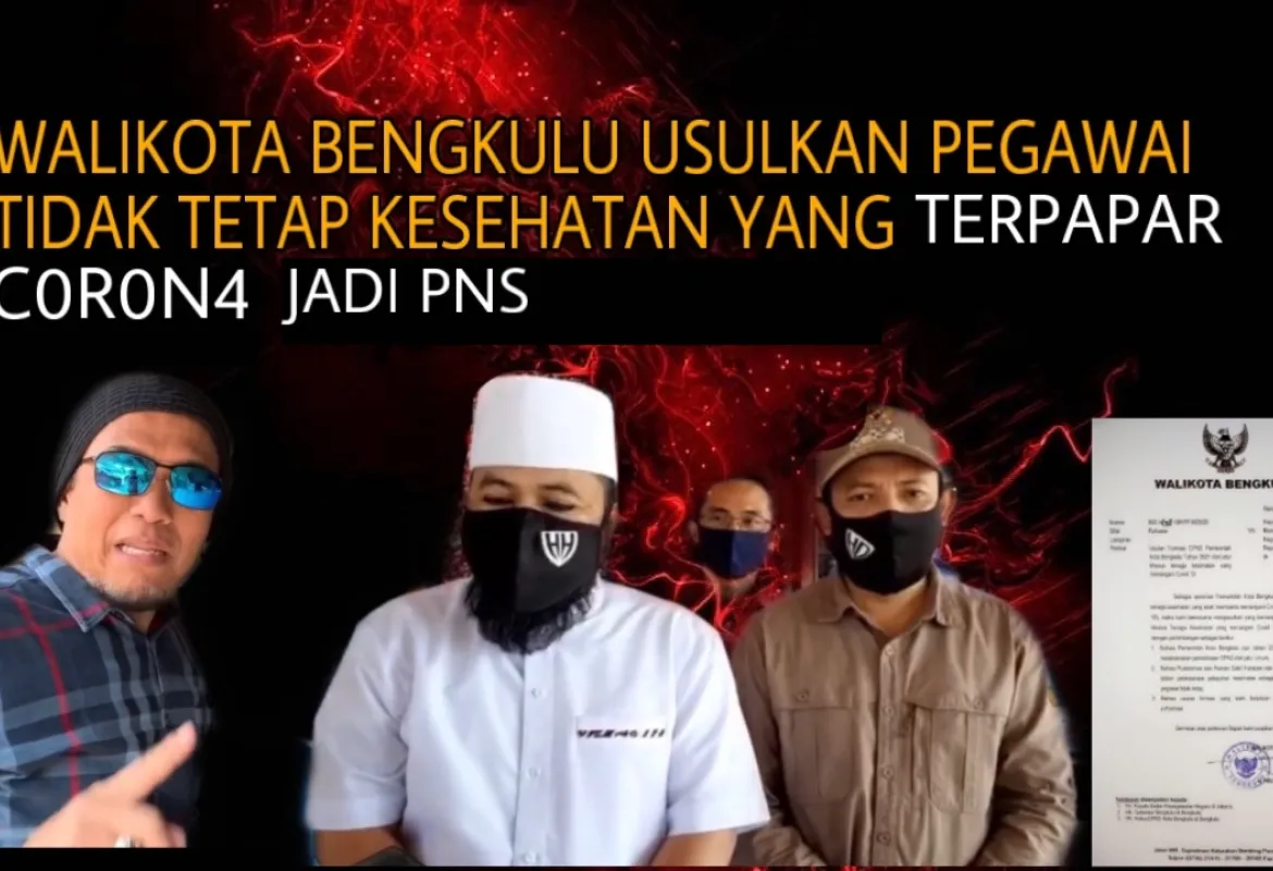 Walikota Bengkulu Usulkan PTT Kesehatan yang terpapar karena melayani PDP Corona jadi PNS 