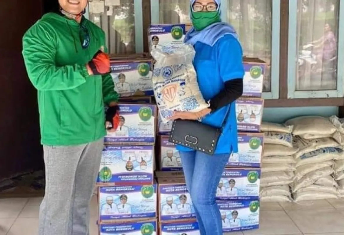 DPRD Kota Bengkulu Memantau Pendistribusian Bantuan Dari Pemkot, Terhadap Warga Terdampak Corona