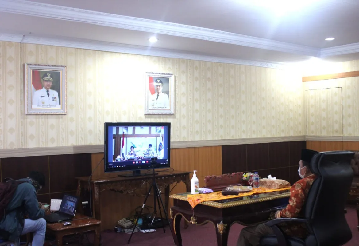 Pemprov Bengkulu Sepakati Kebijakan Pemerintah Pusat Untuk Ikuti Rakor Kebijakan Penyusunan APBD 2021