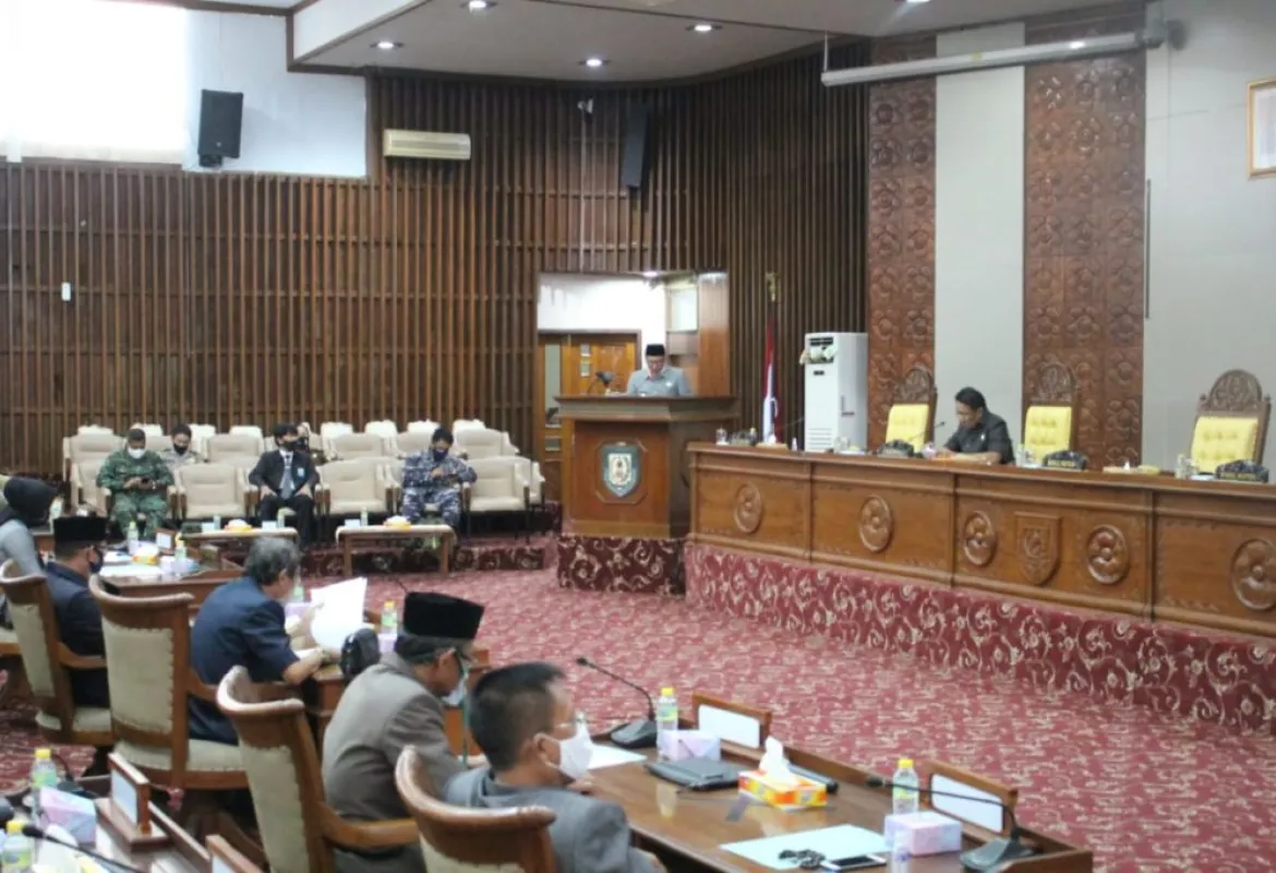 DPRD Provinsi Bengkulu Gelar Rapat Paripurna, Agenda Nota Penjelasan Gubernur Atas Raperda Pertangungjawaban Pelaksanaan APBD 2019