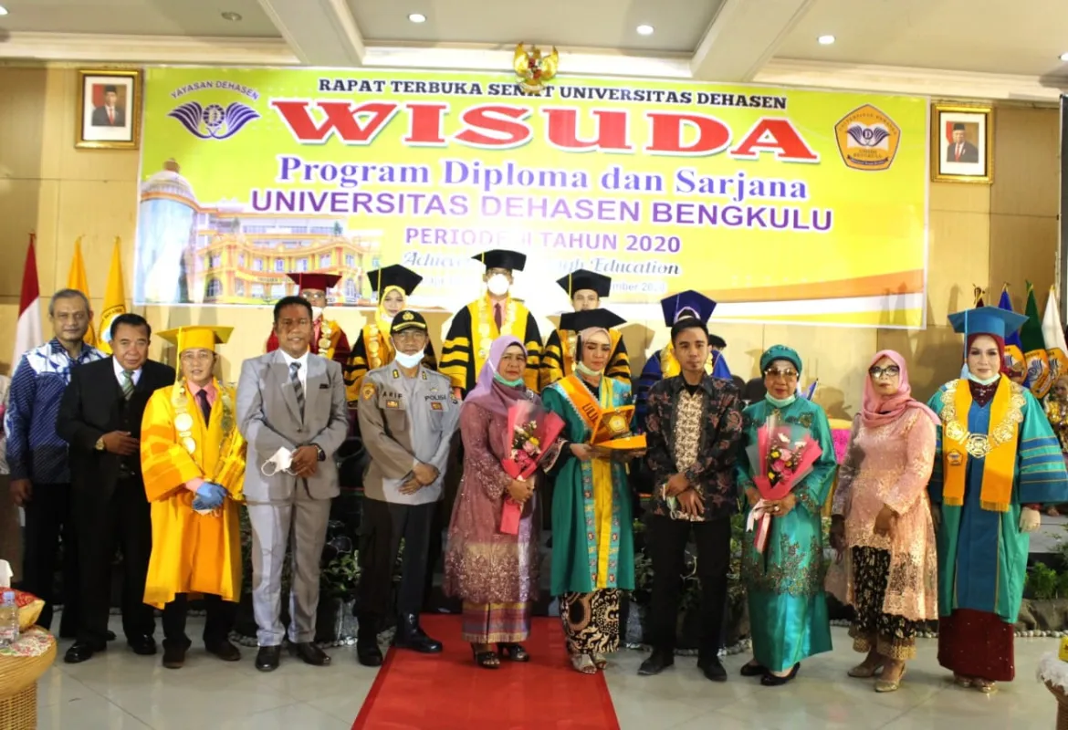 Wisuda Universitas Dehasen Bengkulu (UNIVED) Periode III Tahun 2020, Wagub Dedy: Saatnya Dunia Digenggam oleh Generasi Muda