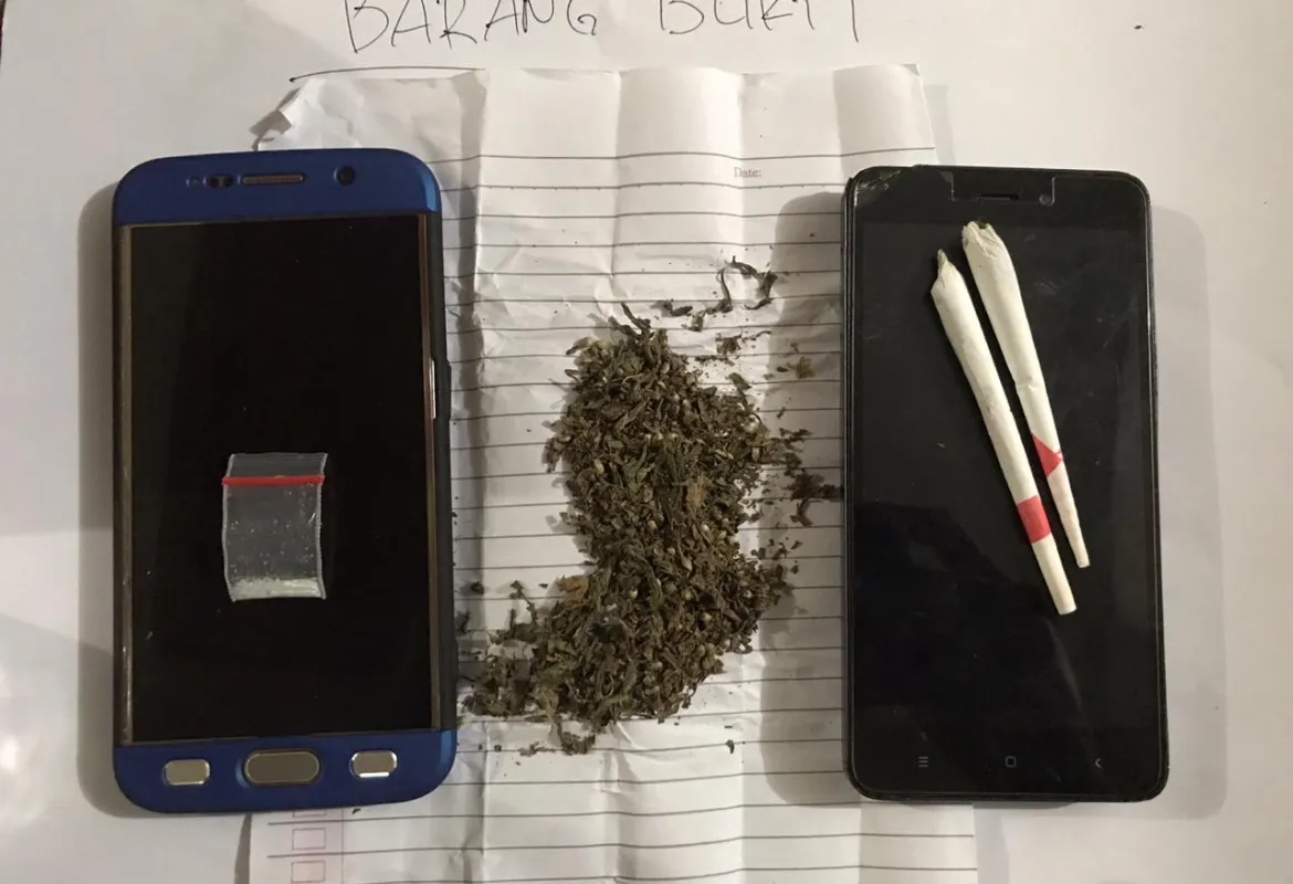 2 Warga Kota Bengkulu Diamankan Dit Res Narkoba, Miliki Sabu dan Ganja
