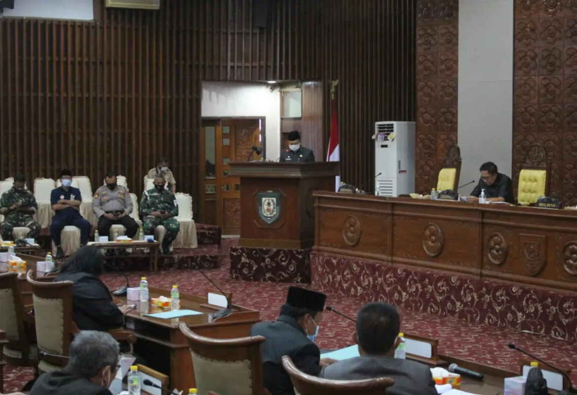 Jawaban Gubernur Bengkulu Terhadap Pandangan Umum Fraksi-Fraksi atas Raperda Pencegahan Covid-19