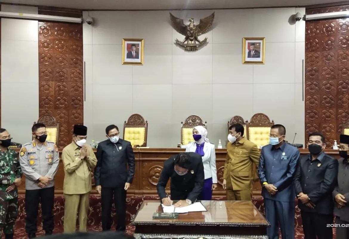 DPRD Provinsi Gelar Rapat Paripurna Agenda Pengumuman Pengesahan Pasangan Gubernur dan Wagub Terpilih