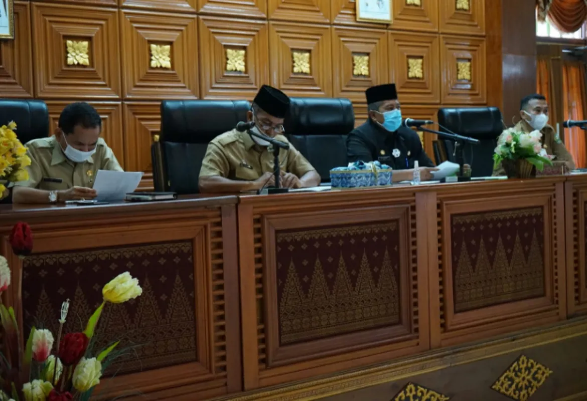 Bupati Alfedri Pimpin Rapat Tindaklanjut Penyederhanaan Birokrasi di Lingkungan Pemkab Siak