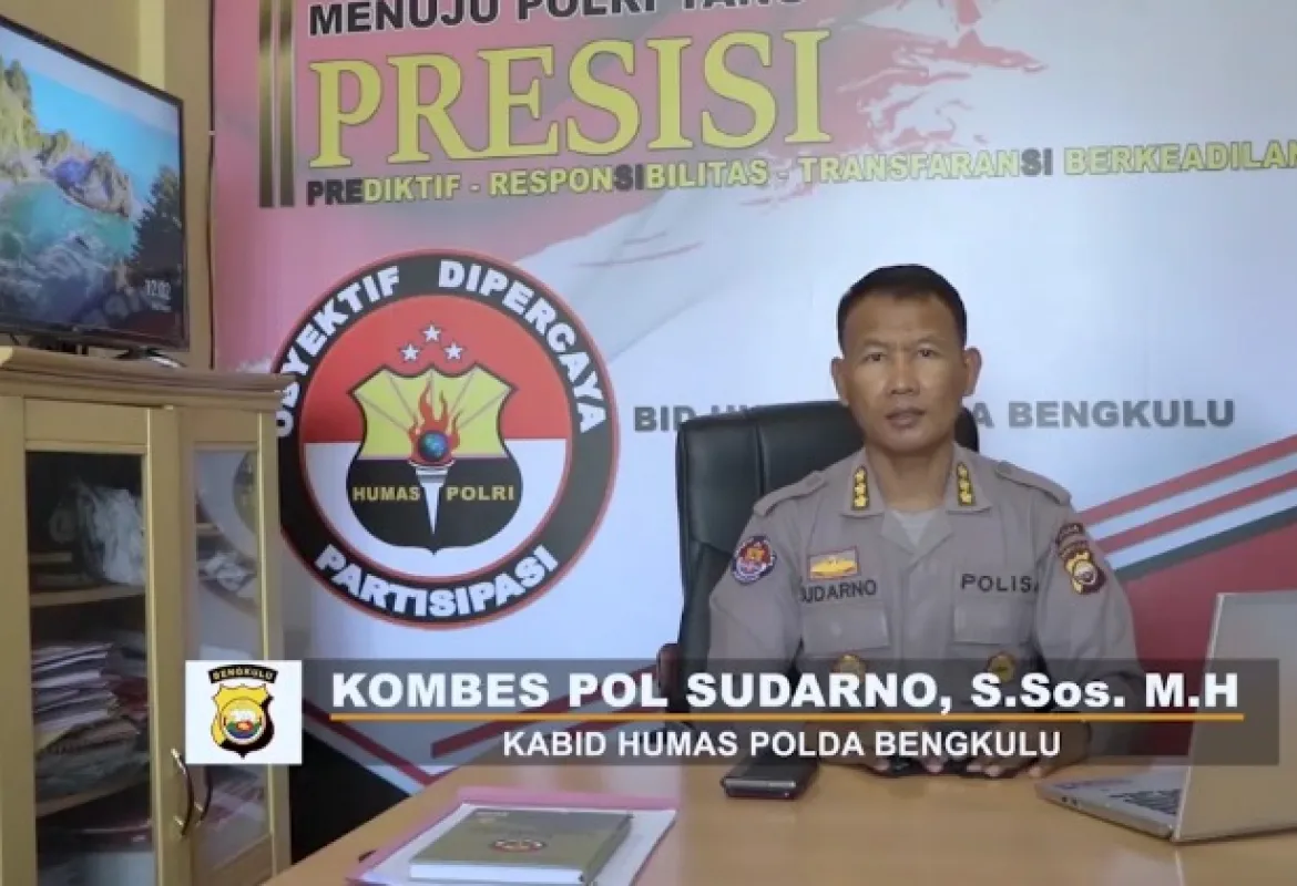 Kabid Humas Polda Bengkulu, Kombes Pol Sudarno