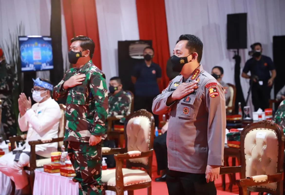 Panglima TNI dan Kapolri
