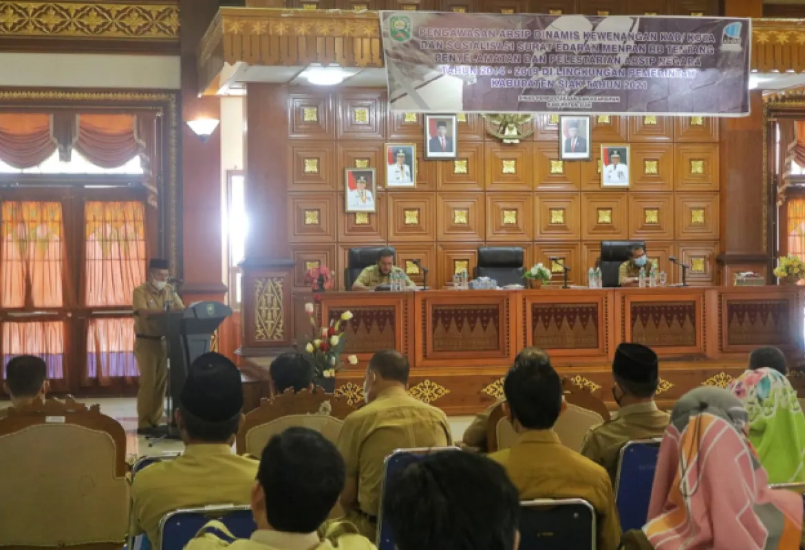 Bimtek Pengawasan Kearsipan Sebagai Upaya Pemkab Siak Menjaga Mutu Dan Keselamatan Arsip Daerah
