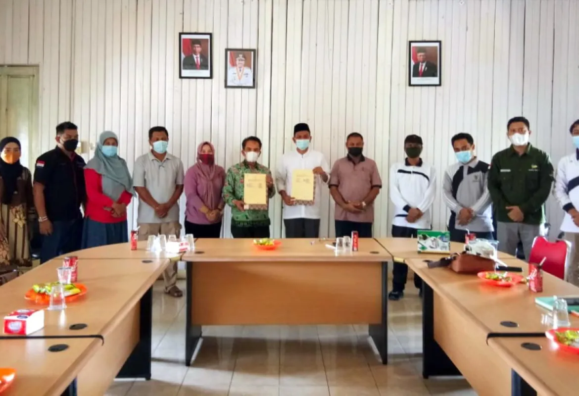 BAZNAS Siak dan Dinas Sosial Kabupaten Siak Tandatangani MoU Kesepahaman Jalin Kerjasama Bidang Sosial
