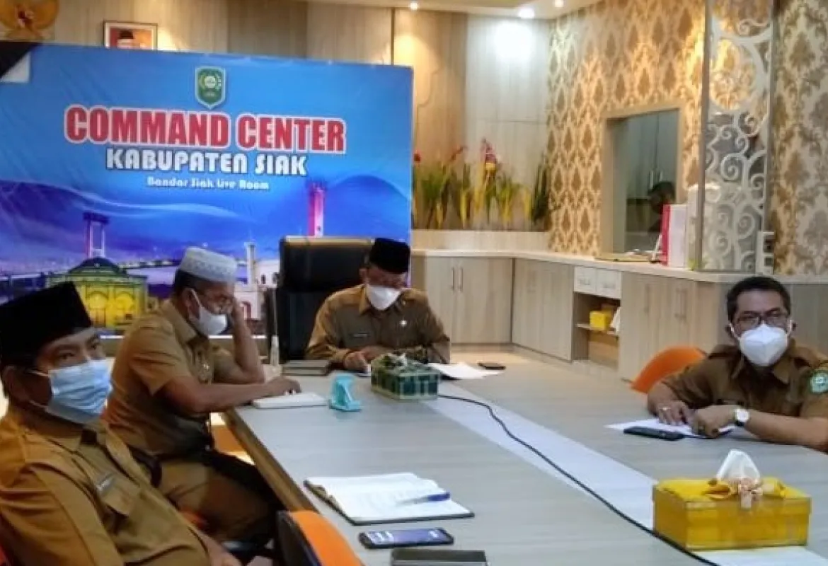 Sekda Arfan Ikuti Focus Group Discussion Virtual Grand Design Riau Digital 2021-2025
