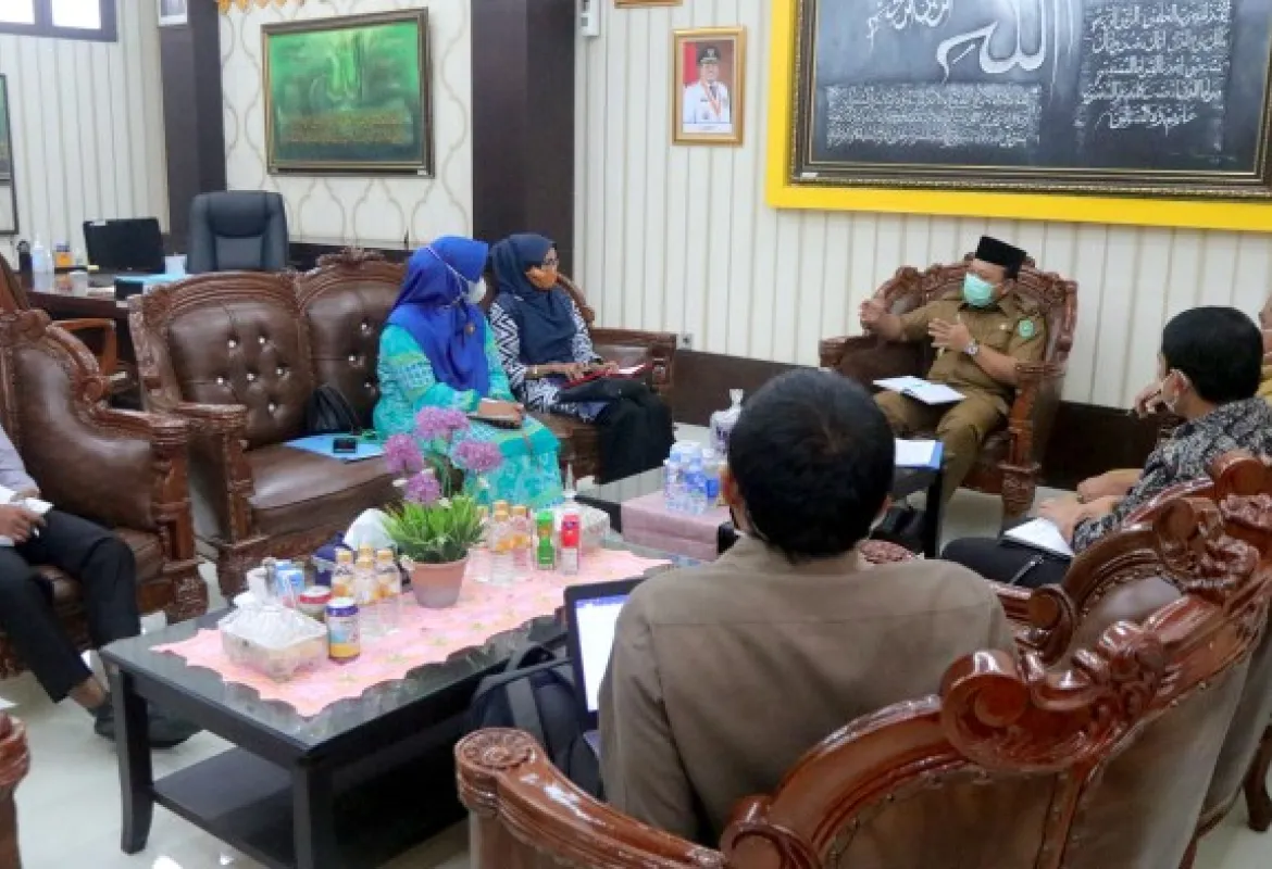 Wakil Bupati Siak Terima kunjungan silaturahmi Dari Masyarakat Ekonomi Syari’ah