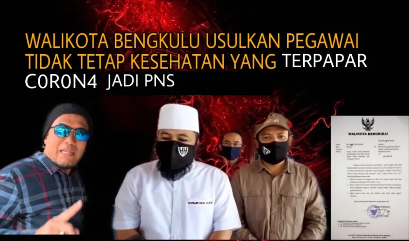 Walikota Bengkulu Usulkan PTT Kesehatan yang terpapar karena melayani PDP Corona jadi PNS 