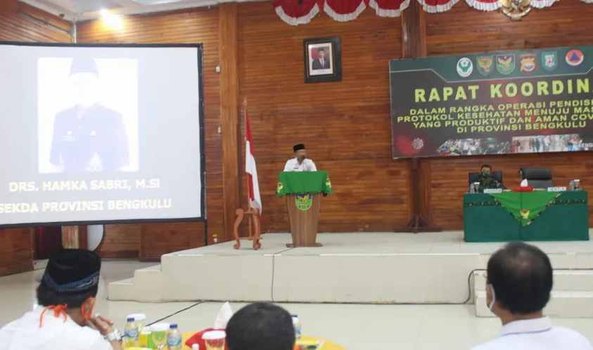 Pemerintah Provinsi Bengkulu Akan Berikan Sanksi Tegas Bagi Pelanggar Protokol Kesehatan