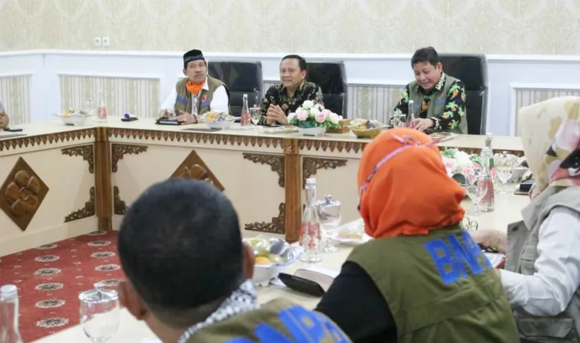 Guberbur Minta Seluruh BPBD Gunakan Dana Hibah Pasca Bencana Dengan Baik dan Benar