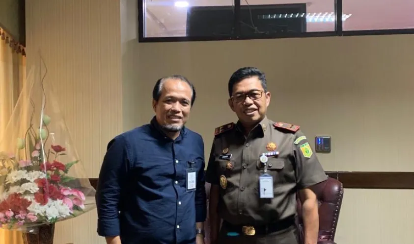 Herawansyah Ikram bersama Sunarta, Jaksa Agung Muda Intelijen Kejaksaan Agung RI