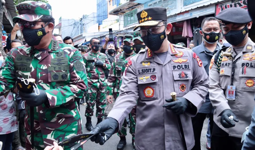 Panglima TNI dan Kapolri