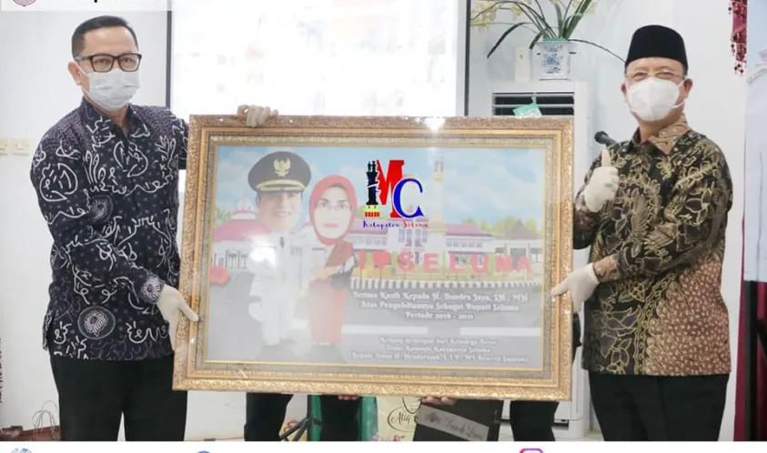 Pelepasan Purna Tugas Bupati dan Wakil Bupati Seluma Periode 2016-2021