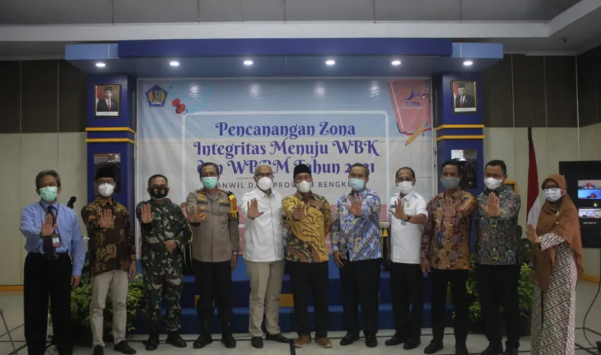 Pemerintah Provinsi Bengkulu Apresiasi Pembangunan Zona Integritas Menuju Wilayah Bebas Korupsi