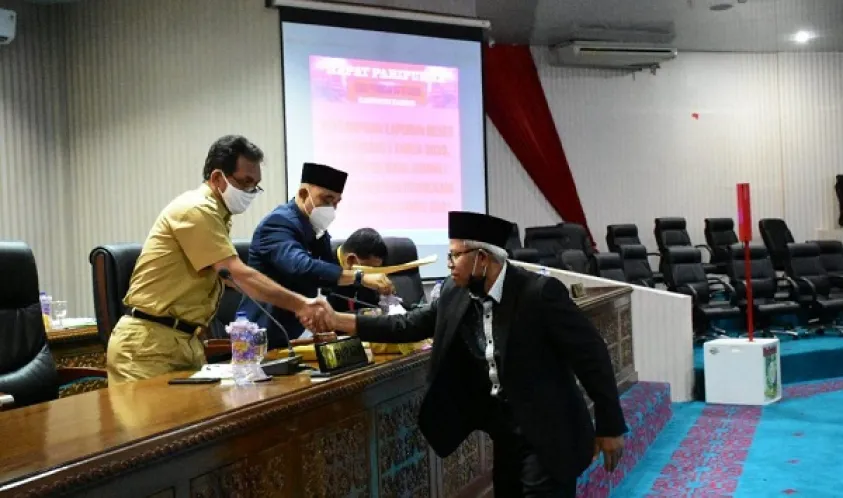DPRD Kabupaten Kampar Gelar Rapat Paripurna Agenda Penyampaian Hasil Reses Anggota DPRD Pertama Tahun 2020