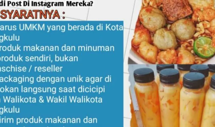 Walikota akan Cicip dan Promosikan Produk Kuliner UMKM