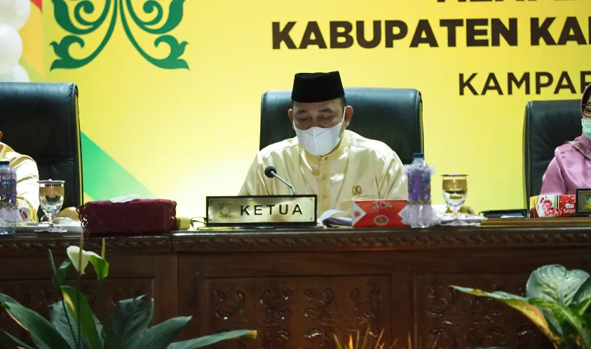 Ketua DPRD Kampar, Muhammad Faisal, ST