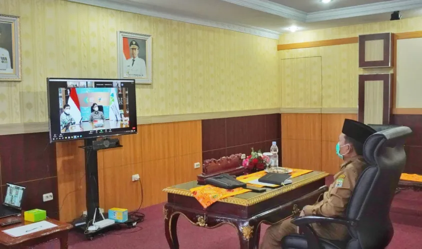 vaksinasi Tahap Pertama telah Mencapai 73%, untuk Bengkulu dilaporkan Berada diangka 59,59%. 