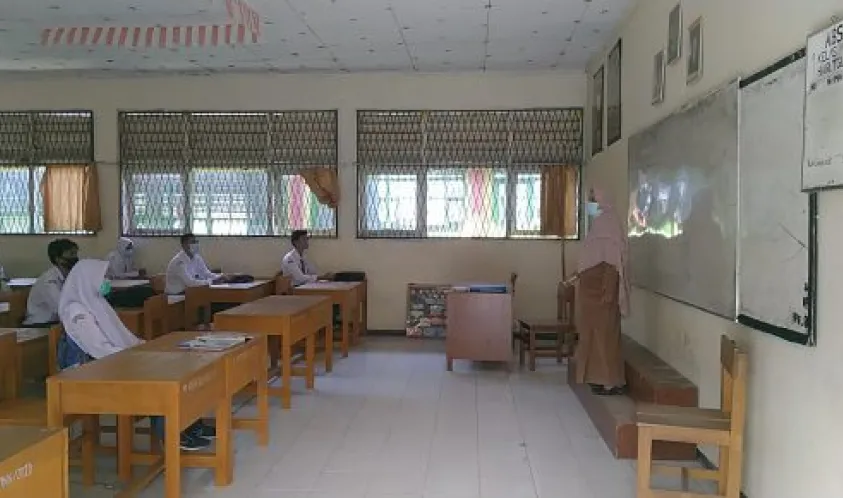 Pembelajaran Tatap Muka SMA/SMK di Bengkulu Berlangsung Lancar