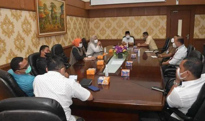 Komisi IV DPRD Provinsi Riau Rapat Kerja Bersama Dinas PUPR-PKPP Bahas Evaluasi Program Kegiatan Tahun 2021