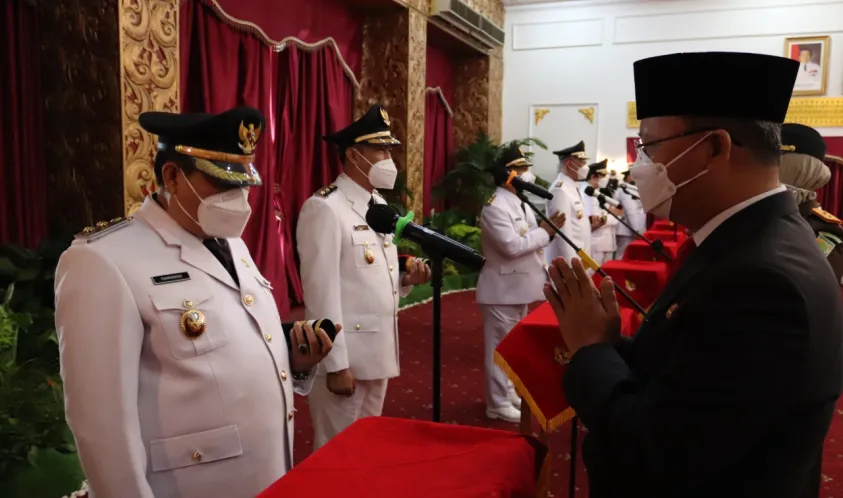 Ini Pernyataan Lengkap Gubernur Rohidin Usai Dilantik Presiden Joko Widodo