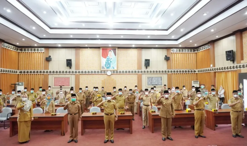 Rakor Perdana Bersama Seluruh Pejabat Eselon, ini Arahan Gubernur Rohidin dan Wagub Rosjonsyah