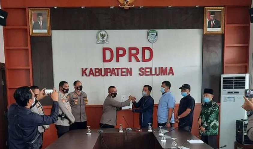 DPRD Kabupaten Seluma Dukung Kenaikan Grade Pospol Wilayah Ilir Talo Menjadi Polsek