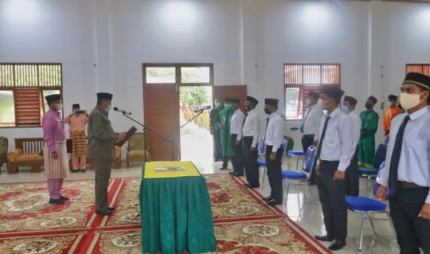 Lantik Anggota Bapekam, Bupati Siak berharap bisa bersinergi dengan Pemerintah Kampung