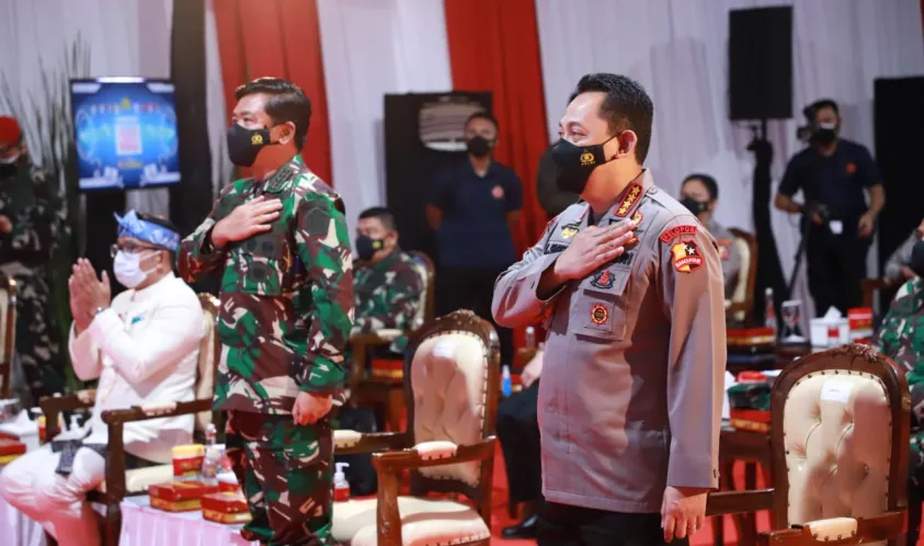 Panglima TNI dan Kapolri