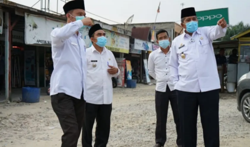 Pemkab Siak Usulkan Pembangunan Pelebaran Jalan Lintas Lubuk Dalam ke Kementerian PUPR
