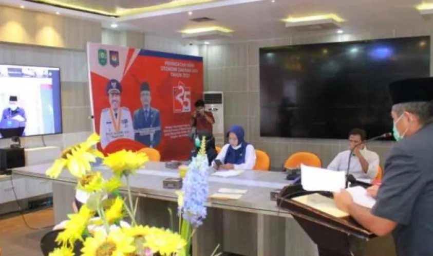 Bupati Siak Ikuti Rapat Paripurna Pandangan Umum Fraksi DPRD