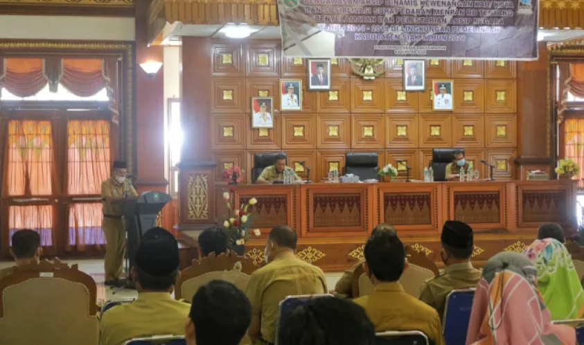 Bimtek Pengawasan Kearsipan Sebagai Upaya Pemkab Siak Menjaga Mutu Dan Keselamatan Arsip Daerah