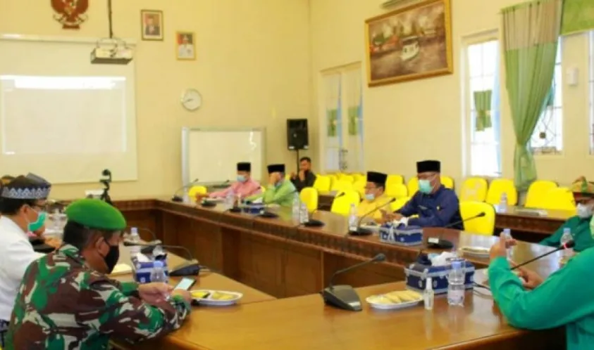 Secara Virtual, Bupati Siak Alfedri Ikuti Upacara Peringatan Hari Lahir Pancasila