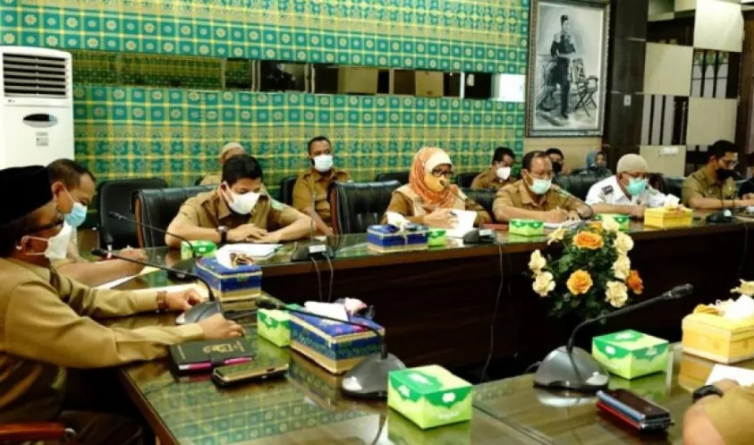 Sekdakab Arfan Usman Pimpin Rapat Persiapan Pelantikan Bupati dan Wakil Bupati Terpilih Kabupaten Siak