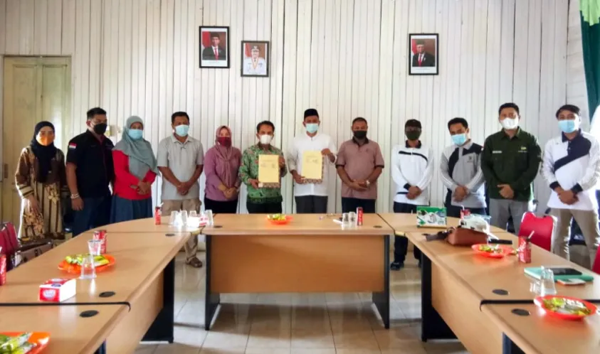 BAZNAS Siak dan Dinas Sosial Kabupaten Siak Tandatangani MoU Kesepahaman Jalin Kerjasama Bidang Sosial