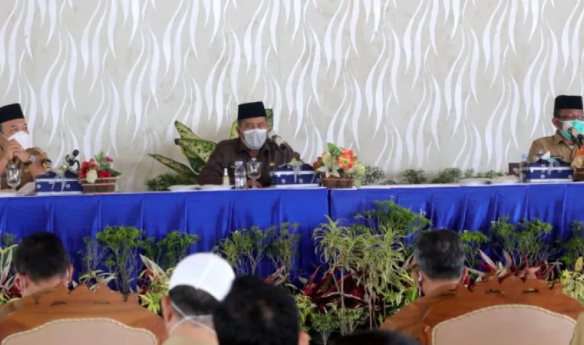 Bupati dan Wakil Bupati Gelar rapat Bersama Kepala OPD dan Camat Se-Kabupaten Siak