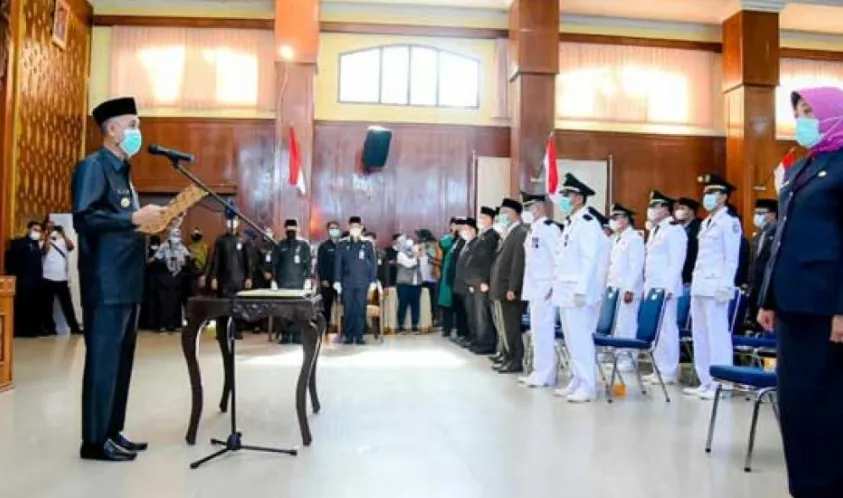 Pemerintah Kota Dumai Lantik Pejabat Pimpinan Tinggi Pratama, Administrator dan Pengawas