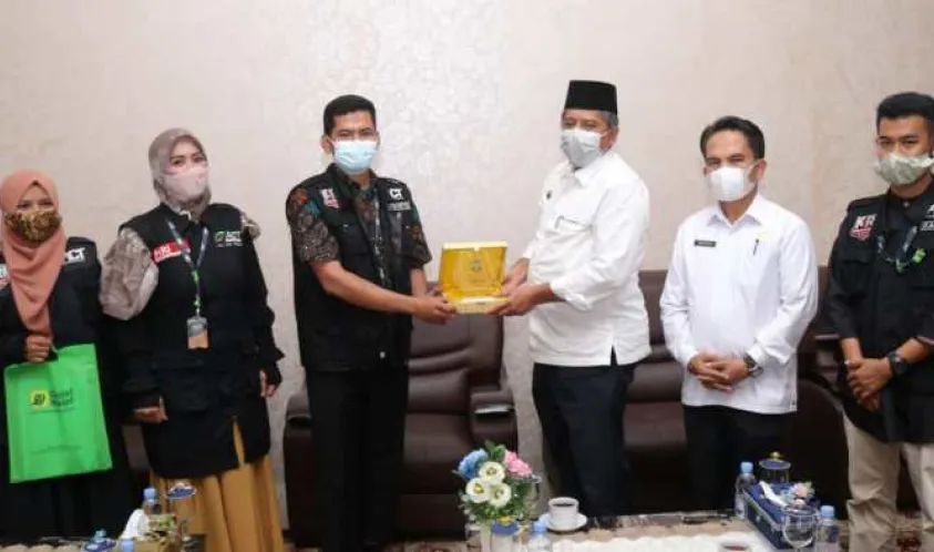 Bupati Alfedri Terima Kunjungan Tim Aksi Cepat Tanggap Provinsi Riau