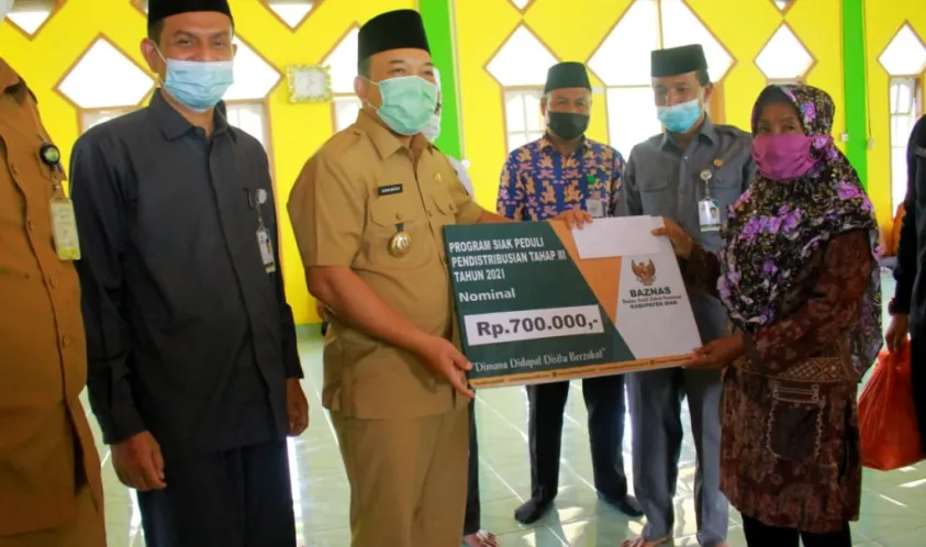 Wakil Bupati Siak Himbau Masyarakat Untuk Berzakat dan Doakan Para Muzaki